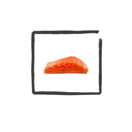 Zalmfilet in honing-mosterdsaus