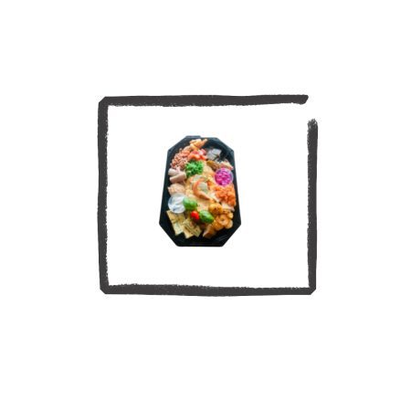 gegarneerde zalmsalade