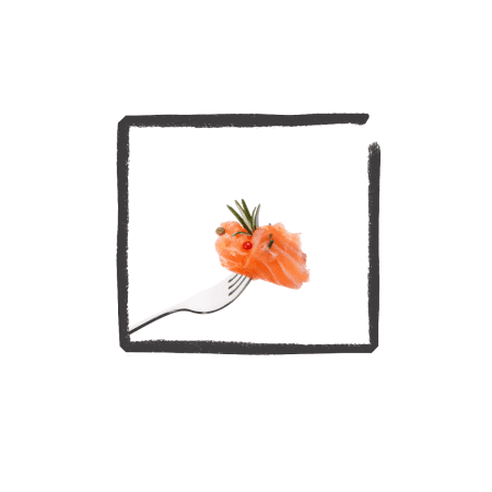 Gerookte "sandwich" zalm 100 gram