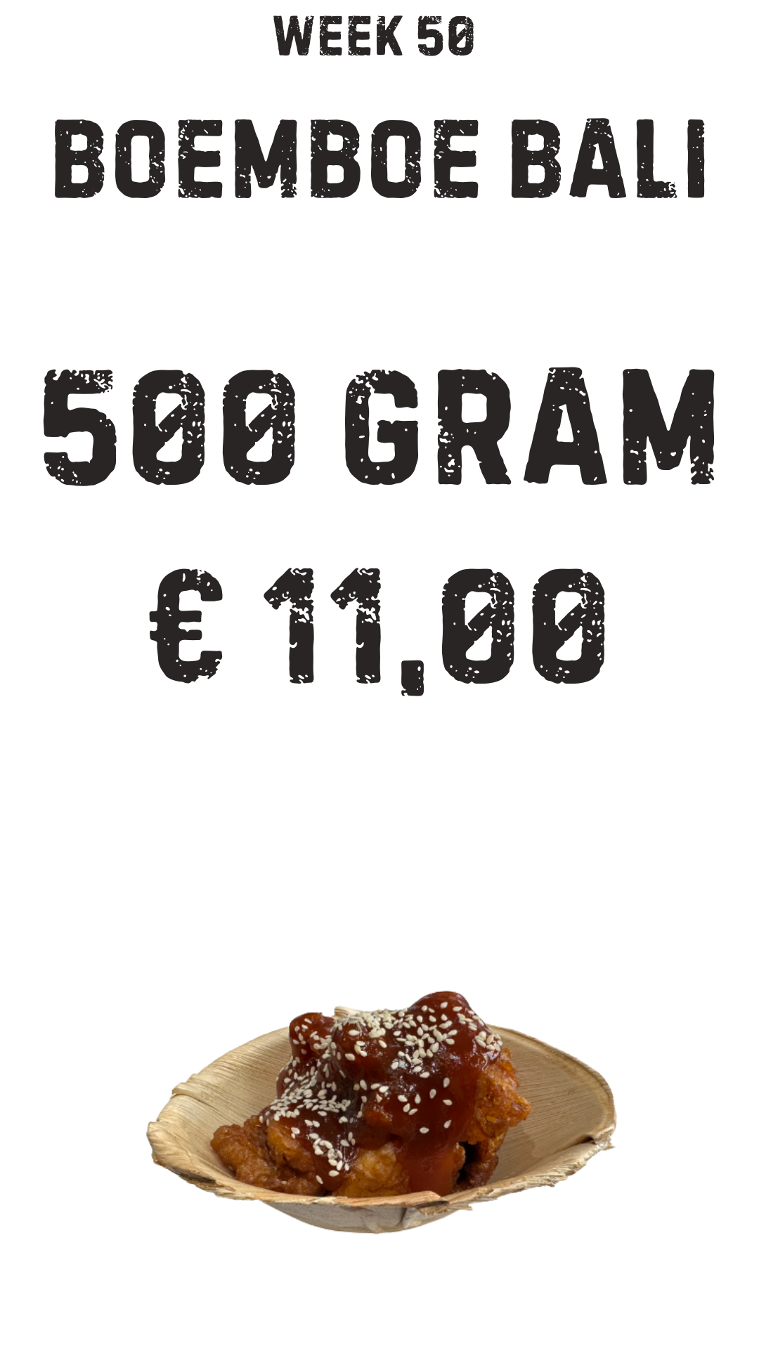 Balck and White Minimalist Chicken Wings Promotion Instagram Post-2